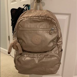 Gold Kipling Backpack